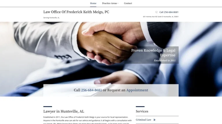 Law Office of Frederick Keith Meigs, P.C. - Huntsville, AL - Attorney in Huntsville