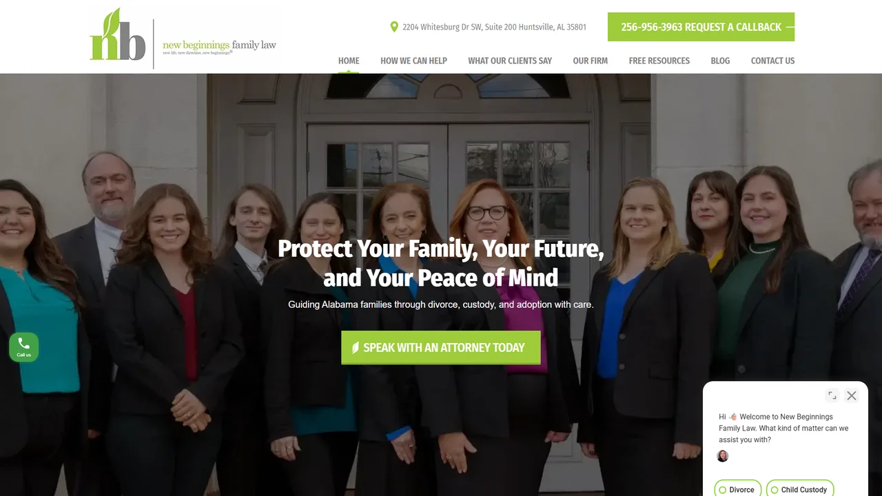 New Beginnings Family Law, P.C. - Huntsville, AL office in Huntsville, Alabama