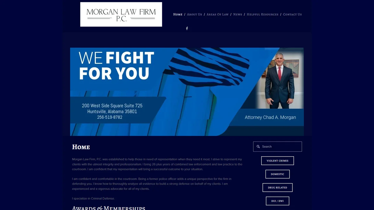 Morgan Law Firm, P.C. - Huntsville, AL office in Huntsville, Alabama