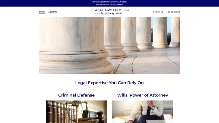Tewalt Law Firm LLC - Huntsville, AL - Attorney in Huntsville