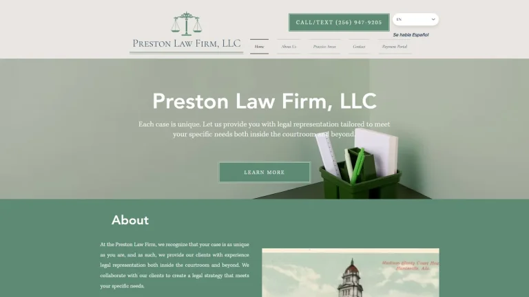 Preston Law Firm, LLC - Huntsville, AL - Attorney in Huntsville