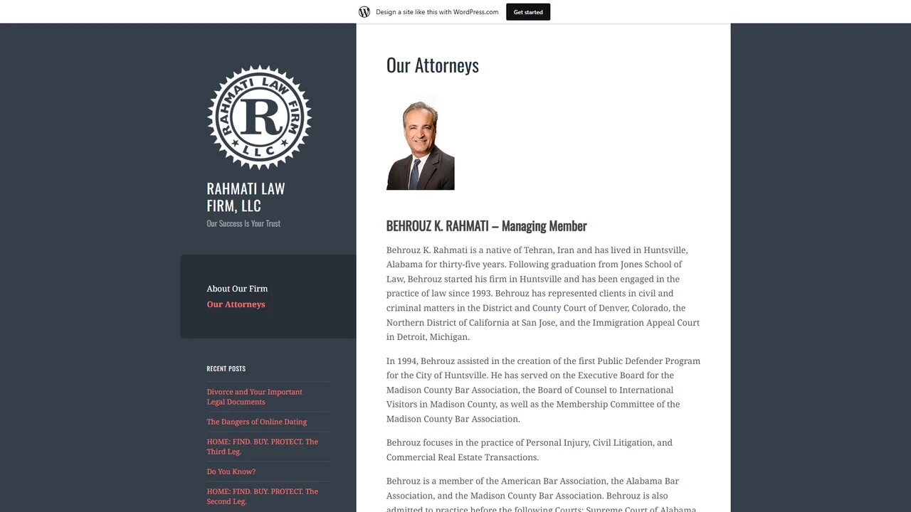 Rahmati Law Firm, LLC - Huntsville, AL office in Huntsville, Alabama
