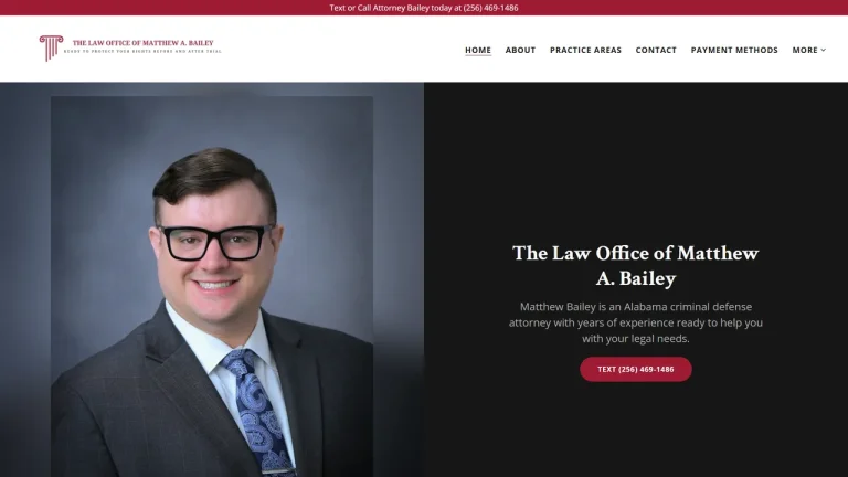 The Law Office of Matthew A. Bailey - Huntsville, AL - Attorney in Huntsville