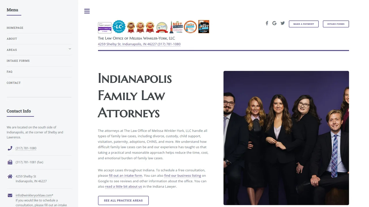 The Law Office of Melissa Winkler-York, LLC - Indianapolis, IN office in Indianapolis, Indiana