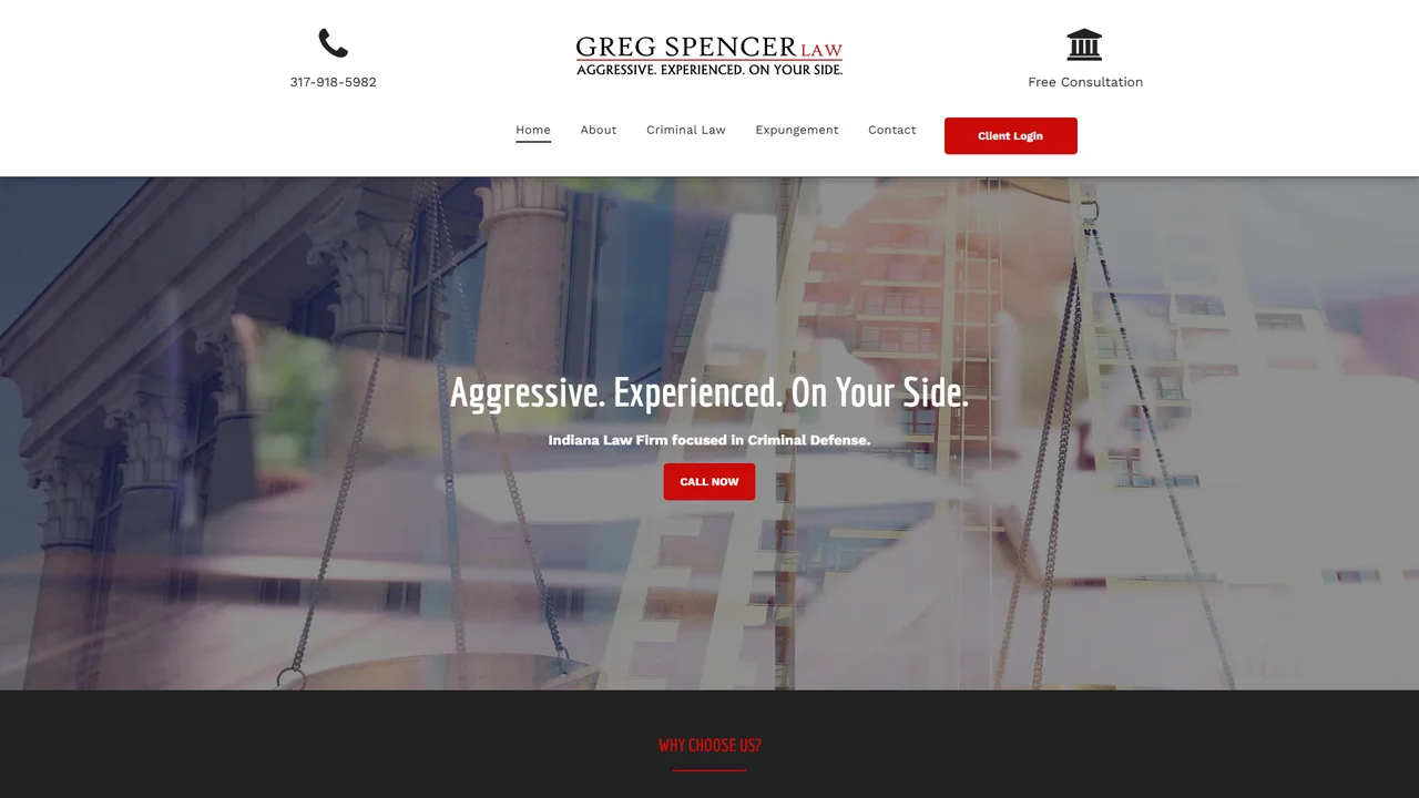 Greg Spencer Law - Indianapolis, IN office in Indianapolis, Indiana