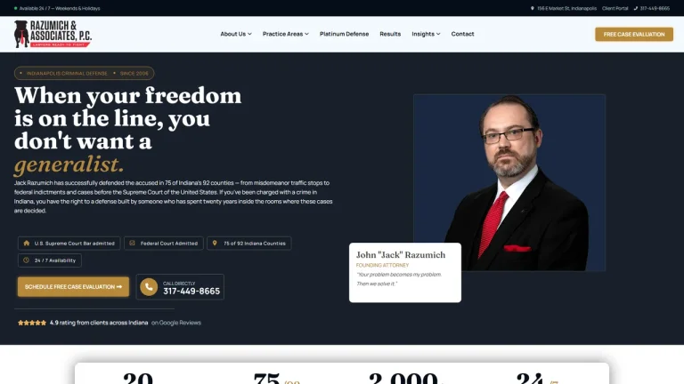 Razumich & Associates, P.C. - Indianapolis, IN - Attorney in Indianapolis
