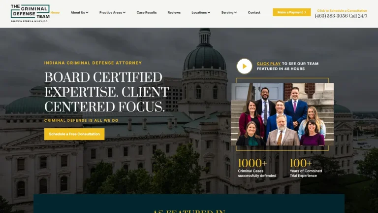 The Criminal Defense Team - Baldwin, Perry & Wiley, PC - Indianapolis, IN - Attorney in Indianapolis