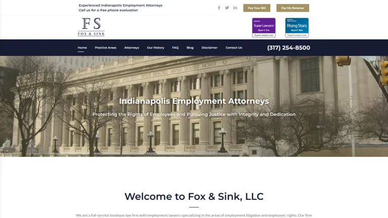 Fox & Sink, LLC - Indianapolis, IN - Attorney in Indianapolis