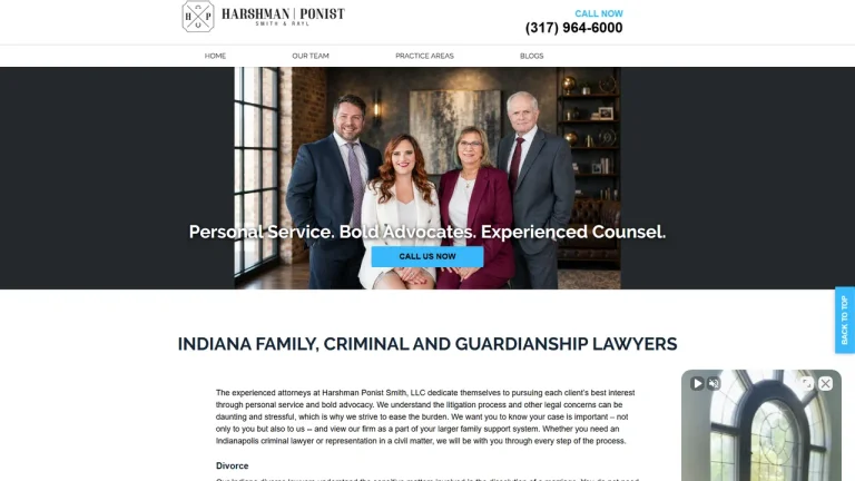 Harshman Ponist Smith & Rayl, LLC - Indianapolis, IN - Attorney in Indianapolis