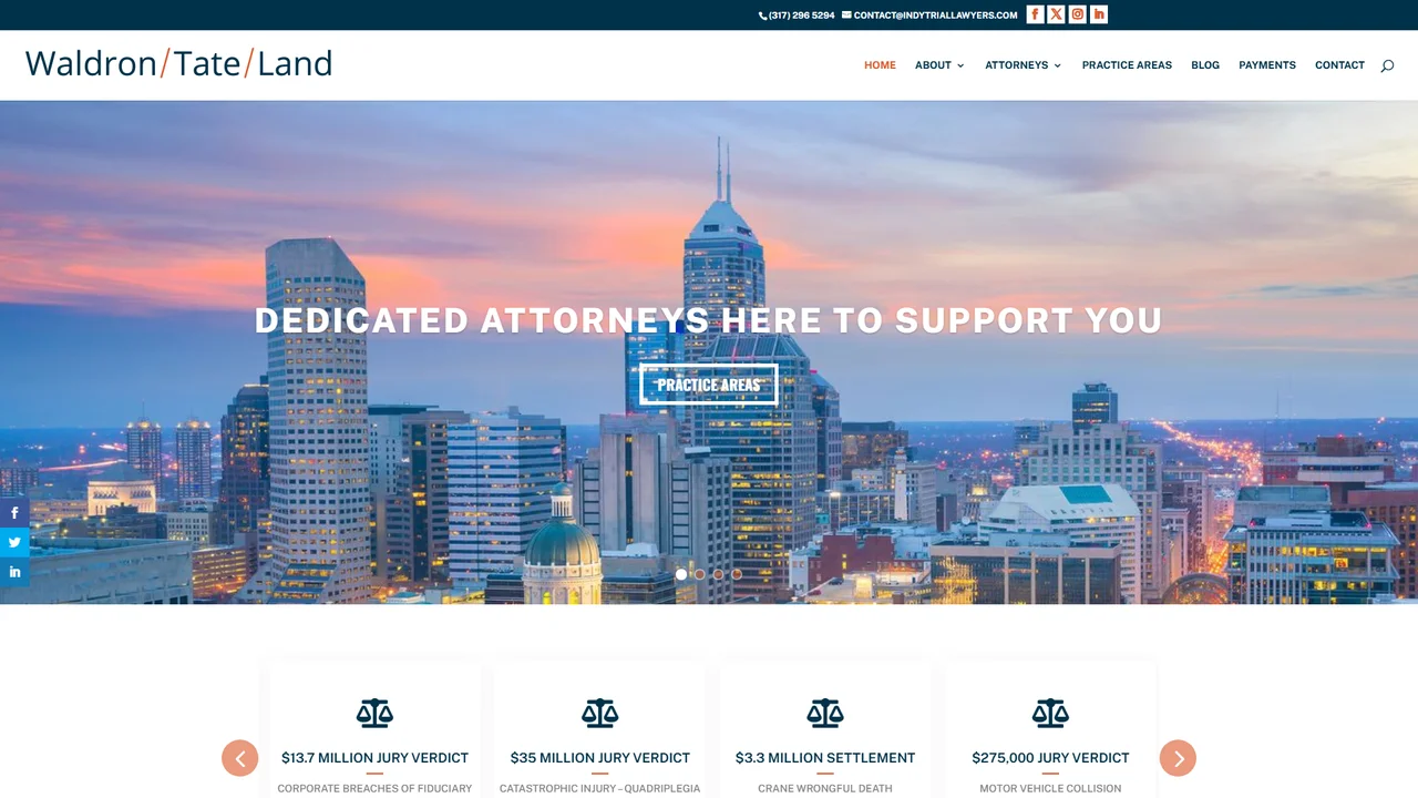 Waldron Tate Land LLC - Indianapolis, IN office in Indianapolis, Indiana