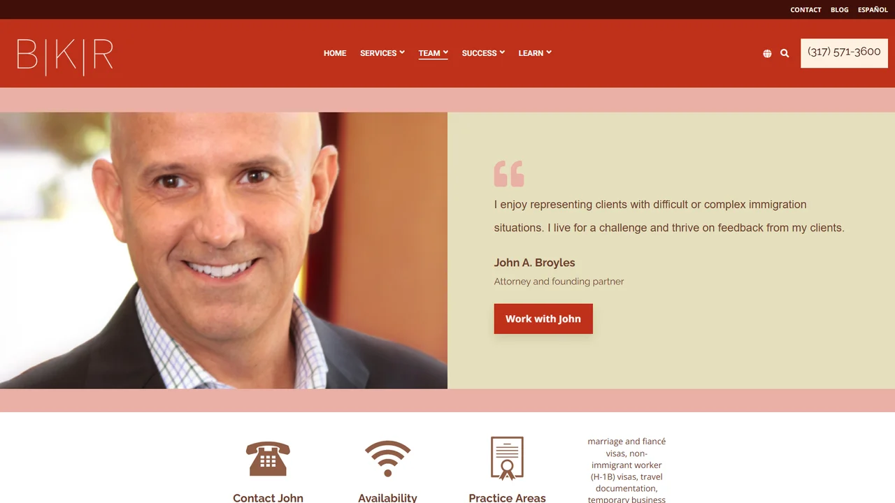 John Broyles - BKR Law - Indianapolis, IN office in Indianapolis, Indiana