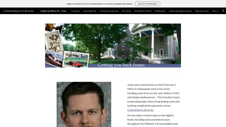 J. Edgar Law Offices, PC - Indianapolis, IN - Attorney in Indianapolis
