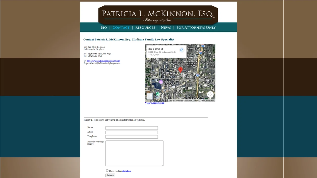 Patricia L. McKinnon, Esq. - Indianapolis, IN office in Indianapolis, Indiana