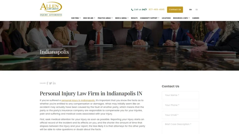Allen Law Group - Indianapolis, IN - Attorney in Indianapolis