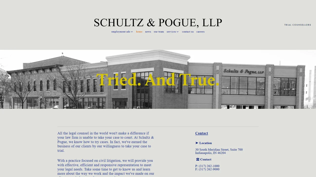Schultz & Pogue, LLP - Indianapolis, IN office in Indianapolis, Indiana