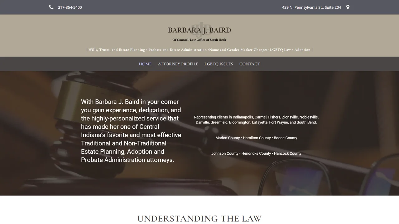 Barbara J. Baird Attorney at Law - Indianapolis, IN office in Indianapolis, Indiana