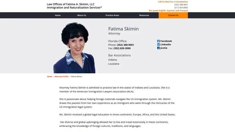 Law Office of Fatima Skimin - Indianapolis, IN - Attorney in Indianapolis