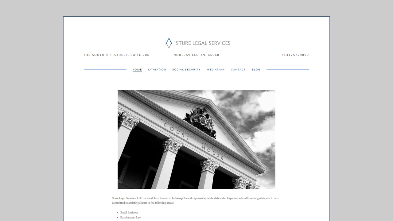 Sture Law LLC - Indianapolis, IN office in Indianapolis, Indiana