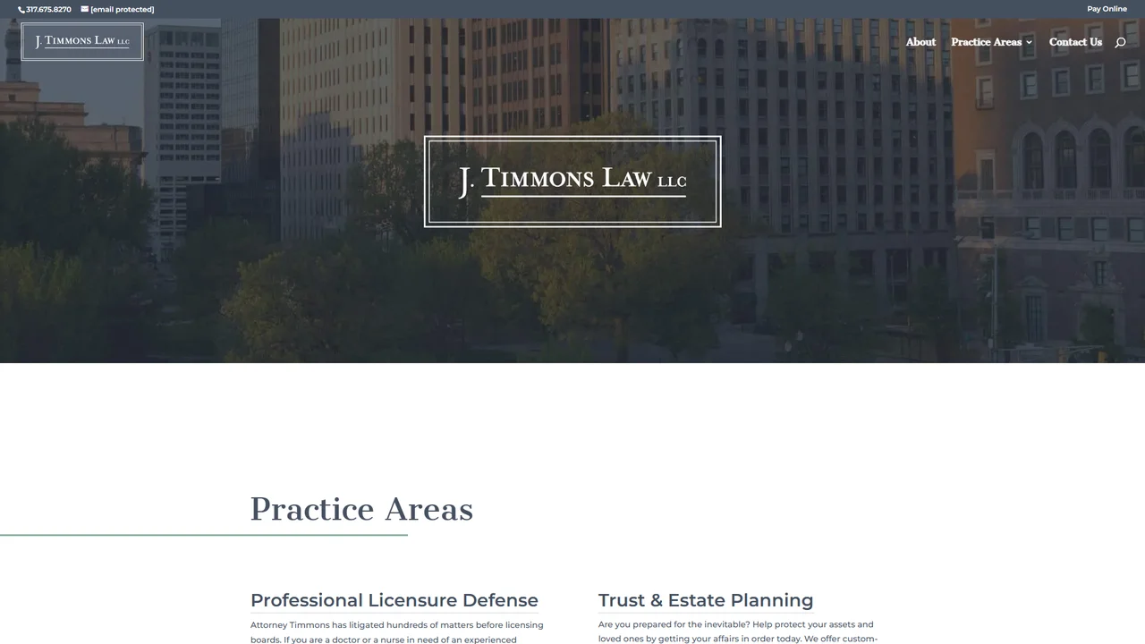J. Timmons Law, LLC - Indianapolis, IN office in Indianapolis, Indiana