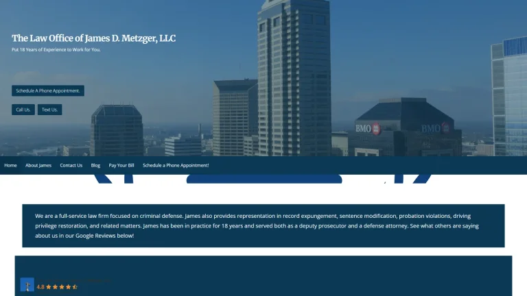The Law Office of James D. Metzger, LLC - Indianapolis, IN - Attorney in Indianapolis