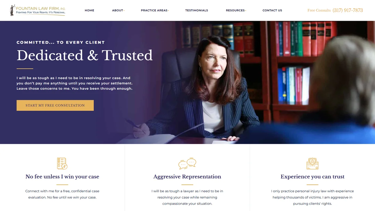 Fountain Law Firm P.C. - Indianapolis, IN office in Indianapolis, Indiana
