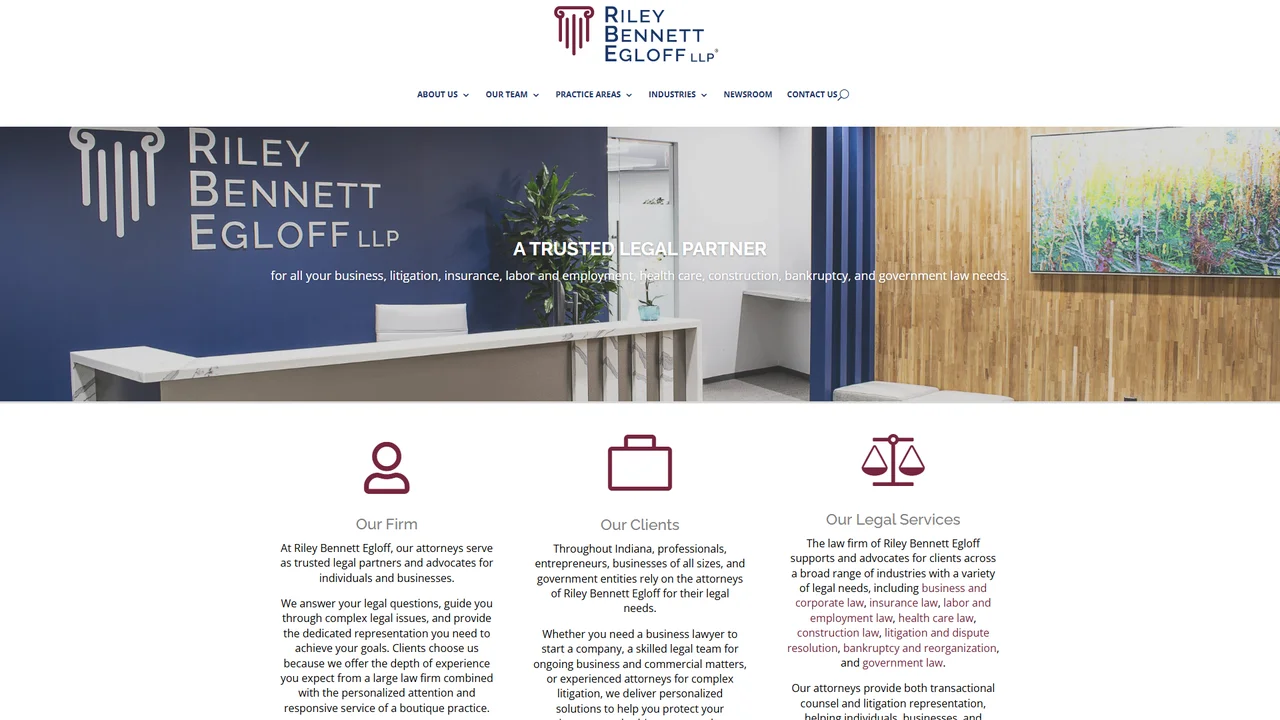 Riley Bennett Egloff LLP - Indianapolis, IN office in Indianapolis, Indiana