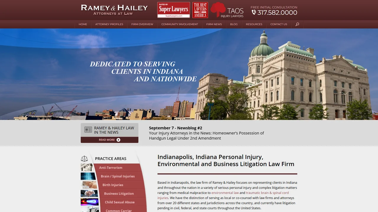Ramey & Hailey Attorneys at Law - Indianapolis, IN office in Indianapolis, Indiana