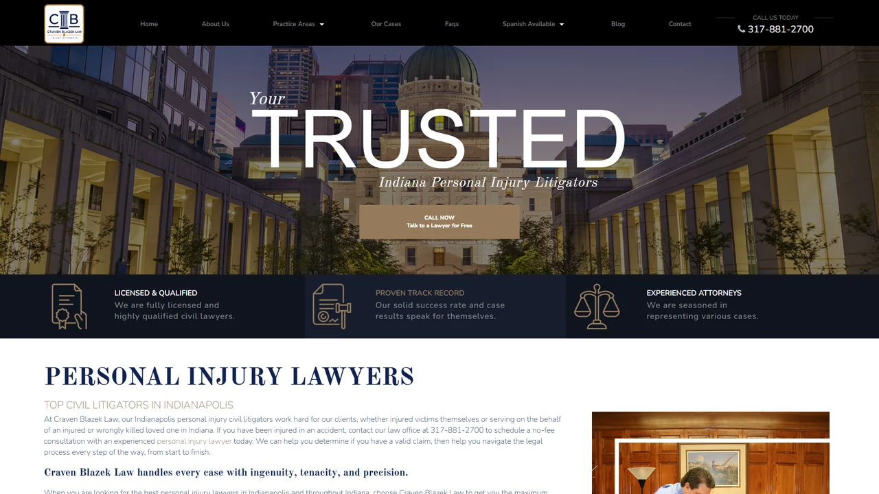 Craven Hoover and Blazek P.C. - Indianapolis, IN office in Indianapolis, Indiana