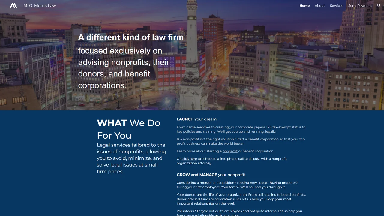 M.G. Morris Law - Indianapolis, IN office in Indianapolis, Indiana