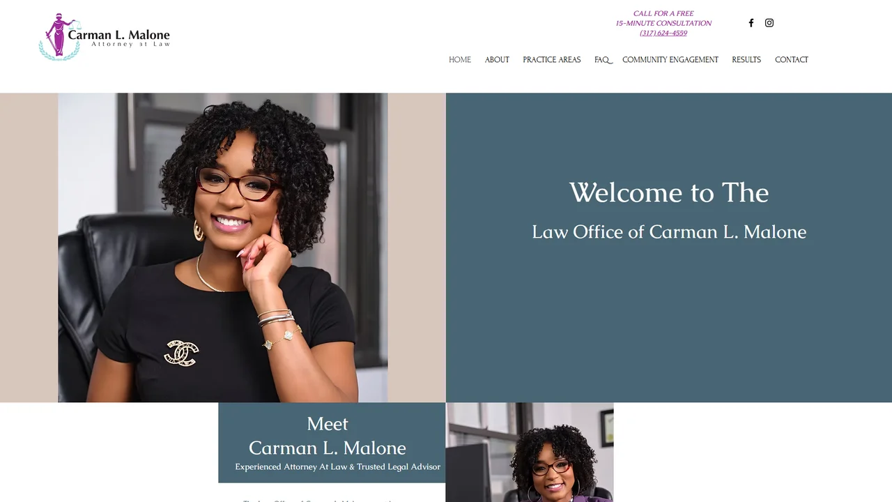 The Law Office of Carman L. Malone - Indianapolis, IN office in Indianapolis, Indiana