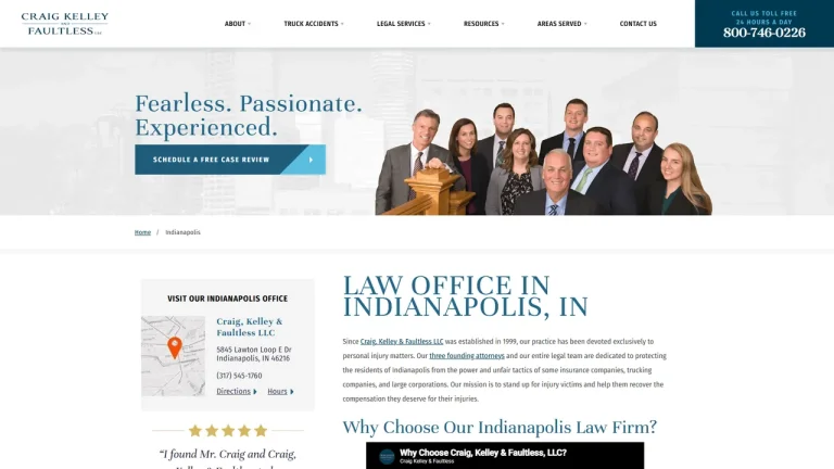 Craig, Kelley & Faultless LLC - Indianapolis, IN - Attorney in Indianapolis