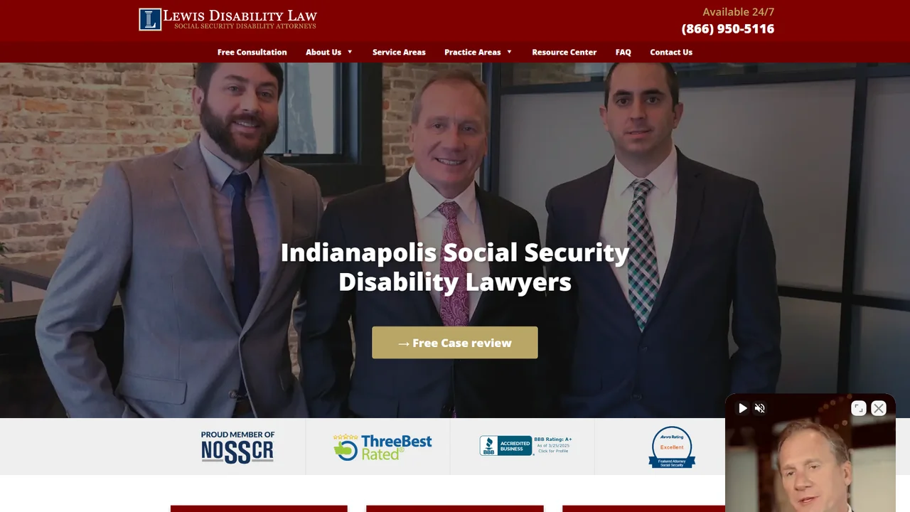 Lewis Disability Law - Indianapolis, IN office in Indianapolis, Indiana