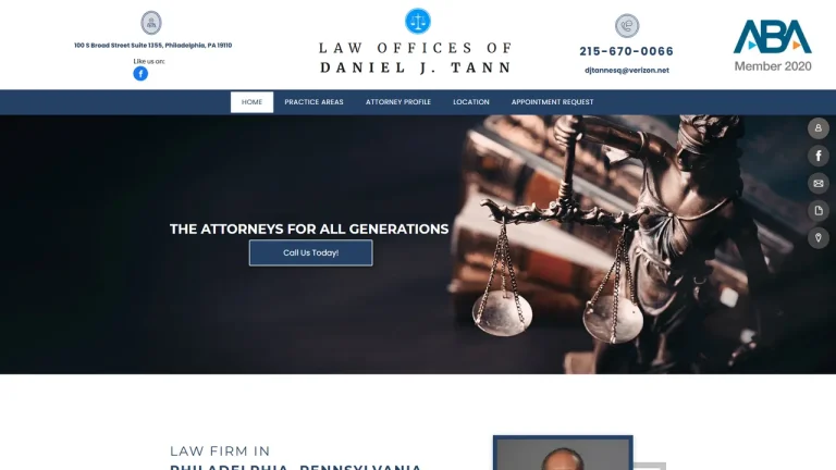 Daniel J Tann Attorney at Law - Philadelphia, PA - Attorney in Philadelphia