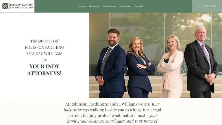 Robinson Farthing Spandau Williams LLC - Indianapolis, IN - Attorney in Indianapolis