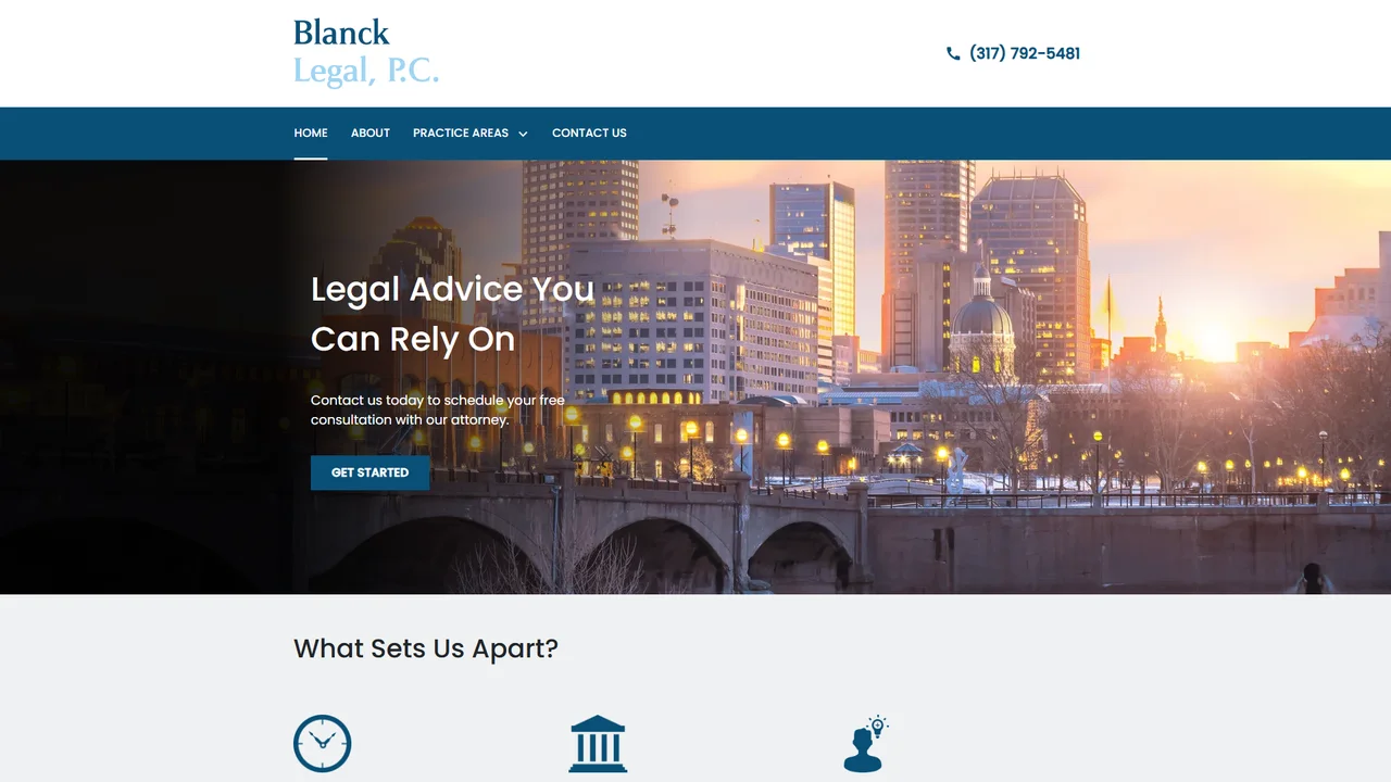 Blanck Legal, P.C. - Indianapolis, IN office in Indianapolis, Indiana