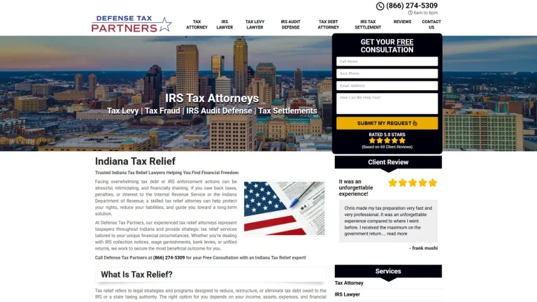 Defense Tax Partners - Indianapolis, IN - Attorney in Indianapolis