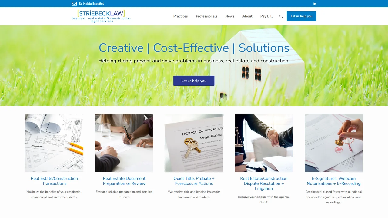 Striebeck Law P.C. - Indianapolis, IN office in Indianapolis, Indiana