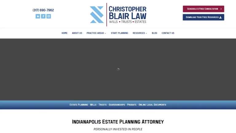 Christopher Blair Law LLC - Indianapolis, IN - Attorney in Indianapolis