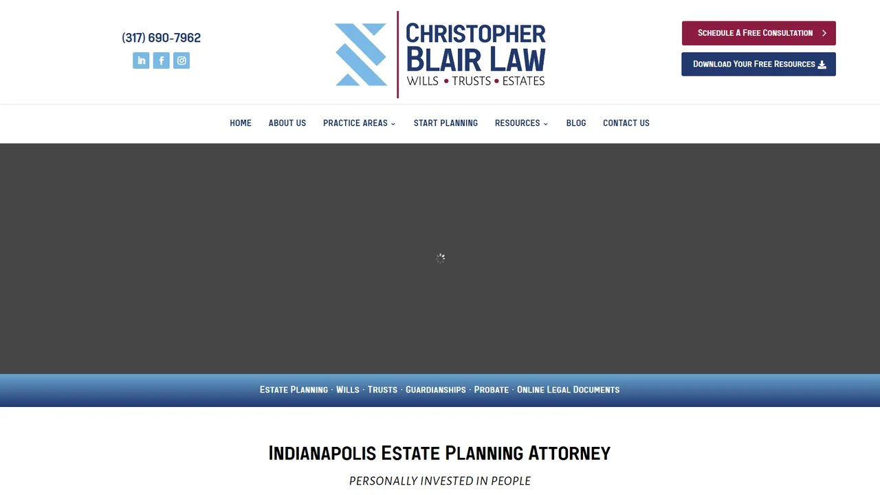 Christopher Blair Law LLC - Indianapolis, IN office in Indianapolis, Indiana