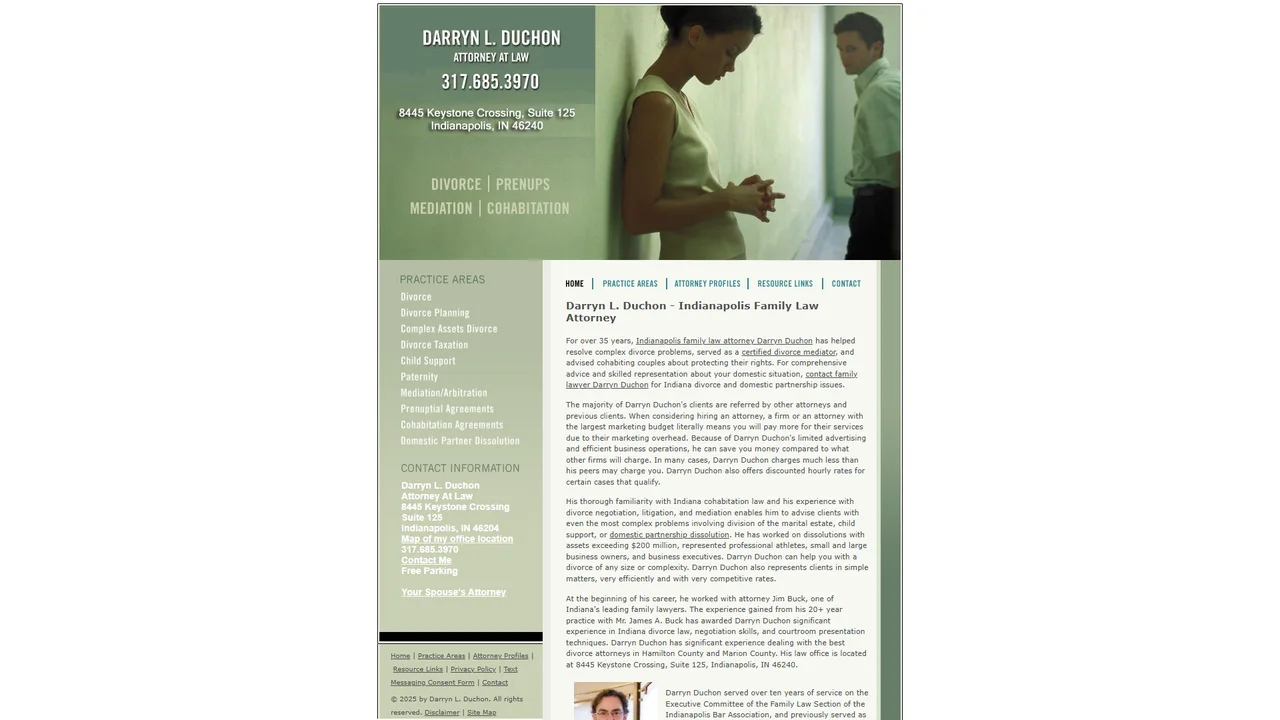Darryn L. Duchon Attorney at Law - Indianapolis, IN office in Indianapolis, Indiana