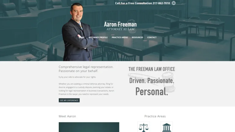 The Freeman Law Office LLC - Indianapolis, IN - Attorney in Indianapolis