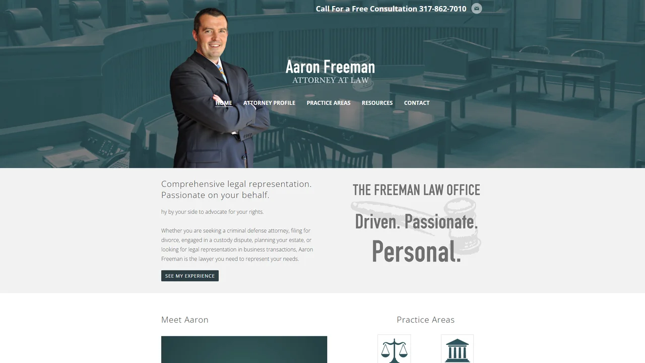 The Freeman Law Office LLC - Indianapolis, IN office in Indianapolis, Indiana