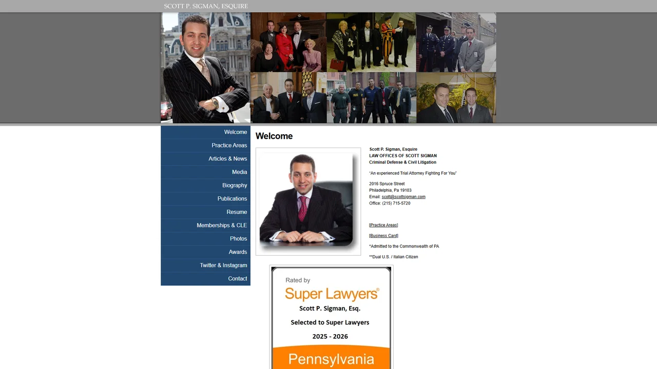 Law Offices of Scott P. Sigman, Esq. - Philadelphia, PA office in Philadelphia, Pennsylvania