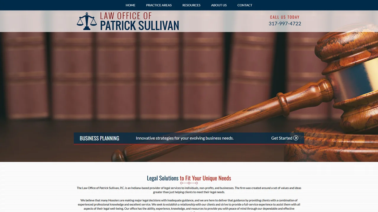 Law Office of Patrick Sullivan, P.C. - Indianapolis, IN office in Indianapolis, Indiana