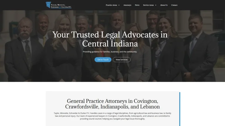 Taylor, Minnette, Schneider & Clutter, P.C. - Indianapolis, IN - Attorney in Indianapolis