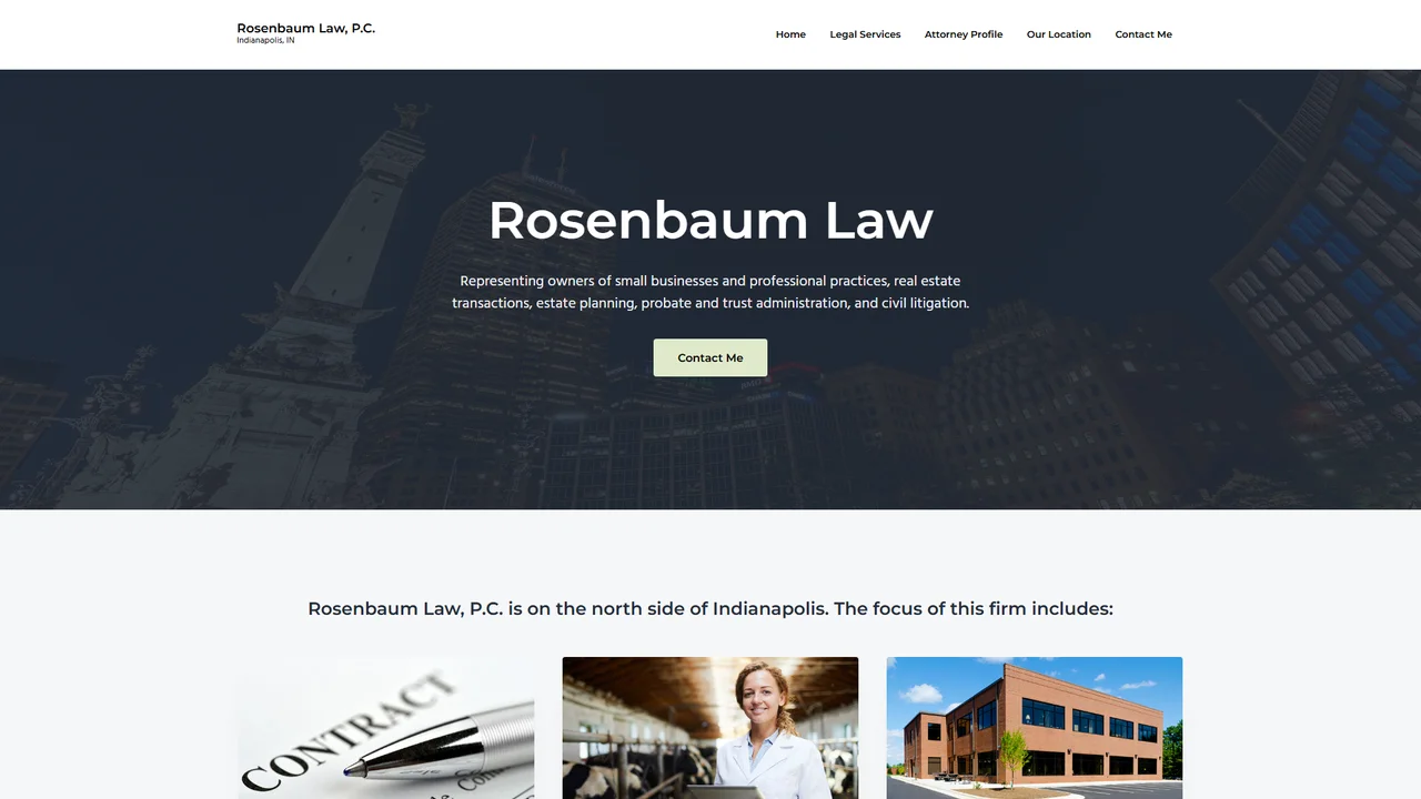 Rosenbaum Law, P.C. - Indianapolis, IN office in Indianapolis, Indiana