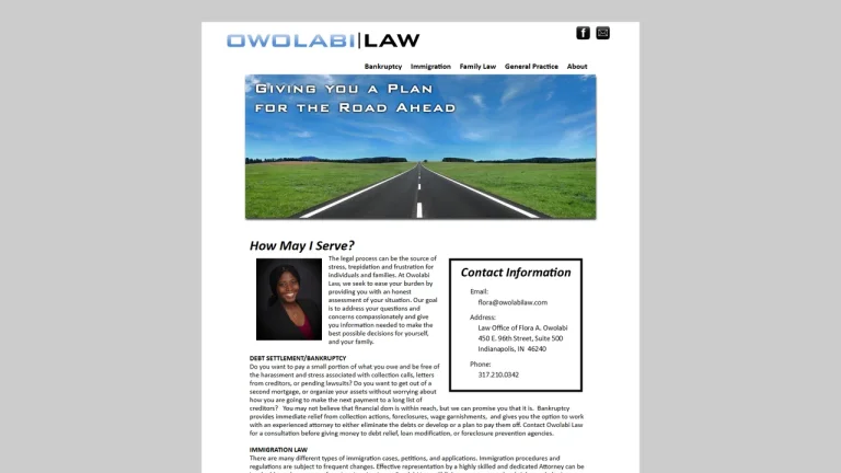 Law Office of Flora A. Owolabi - Indianapolis, IN - Attorney in Indianapolis
