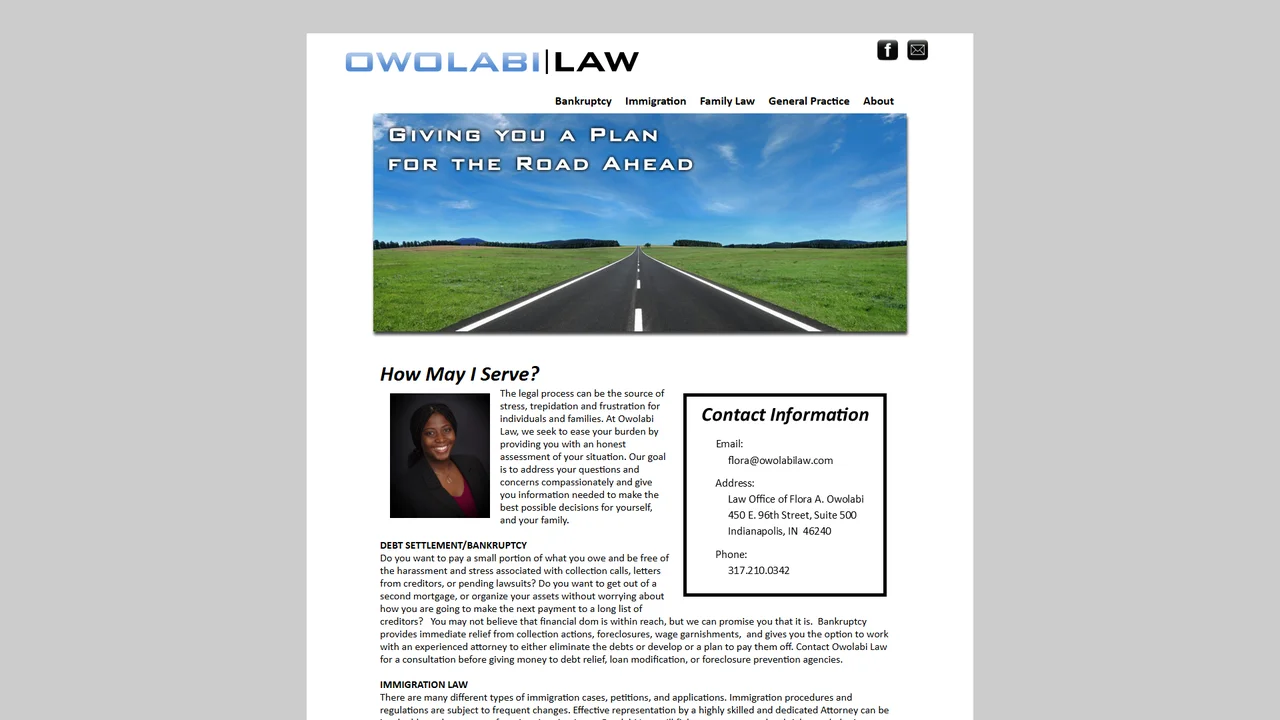 Law Office of Flora A. Owolabi - Indianapolis, IN office in Indianapolis, Indiana