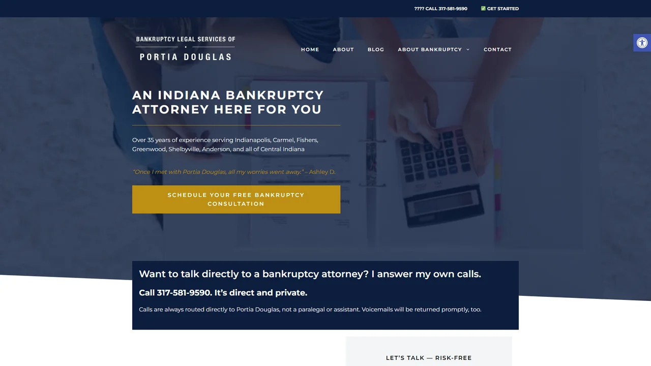 The Bankruptcy Legal Services of Portia Douglas - Indianapolis, IN office in Indianapolis, Indiana