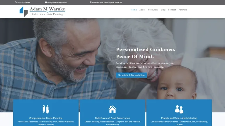 Adam Warnke Elder Law and Estate Planning - Indianapolis, IN - Attorney in Indianapolis